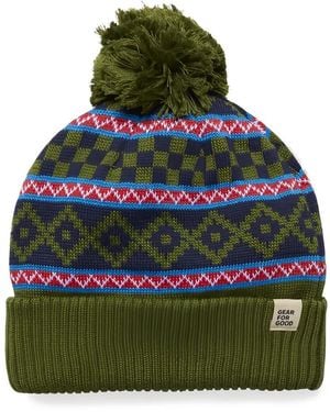 COTOPAXI Gorro con detalle de pompón - Verde