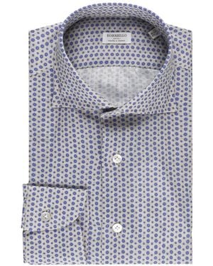 Borriello Floral-Print Shirt - Blue