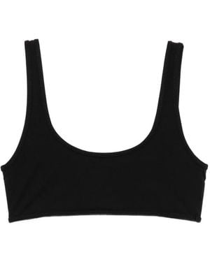TOTEME U-Neck Bikini Top - Black