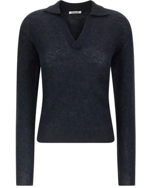AURALEE Polo Skipper - Azul