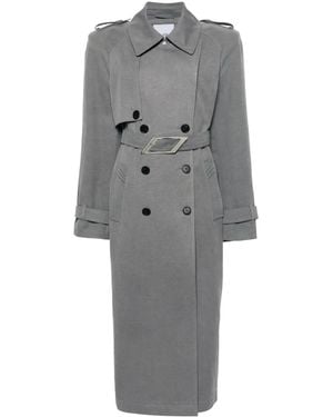The Attico Canvas Trenchcoat - Grijs