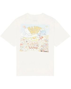 Le Mont St Michel Graphic-Print T-Shirt - White