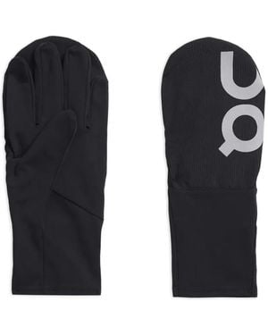 On Shoes Core Logo-Detail Running Gloves - Black
