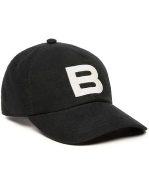 Bally Logo-Print Cotton Baseball Cap - Black