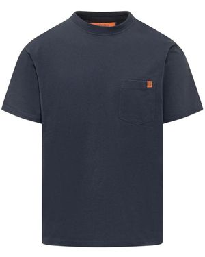 Universal Overall T-Shirt À Poche - Blue