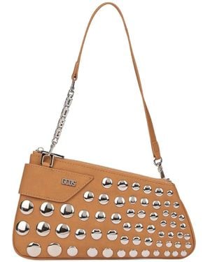 Gcds Comma Notte Shoulder Bag - White