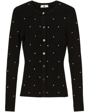 Twinset Embellished Buttoned Cardigan - Black