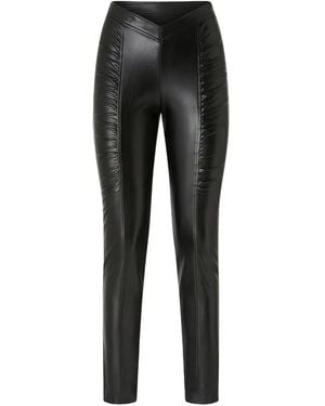 Pinko V-Waist Gathered Pants - Black