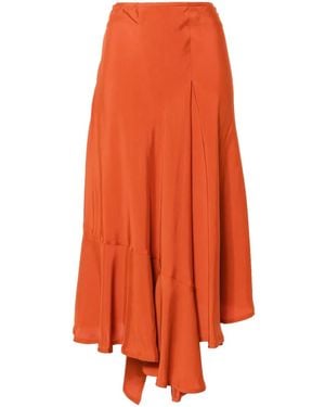 Colville Chemise Asymétrique À Plis - Orange