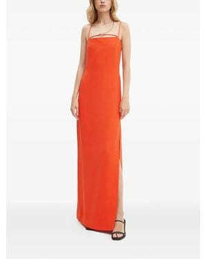 Stine Goya Sofie Strap Cut-Out Maxi Dress - Red