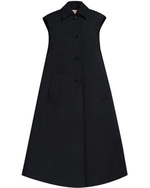 Marni Double-Breasted Cotton Waistcoat - Black