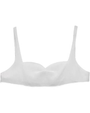 Prada Crepe De Chine Top - White