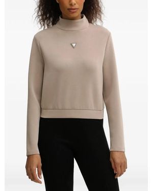 Guess Triangle Appliqué Top - Natural