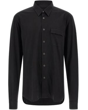 Kiton Buba Snap-Button Shirt - Black