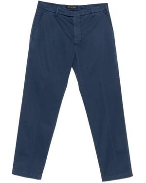 Michael Coal Belt-Loop Pants - Blue