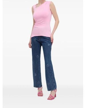 HUGO Logo-Detail Top - Blue