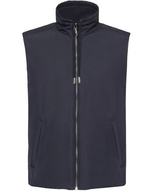 Billionaire Zip-Up Gilet - Blue