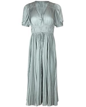Ulla Johnson Audra Pleated Dress - Blue