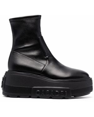 Casadei C-chain アンクルブーツ - ブラック