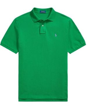Polo Ralph Lauren Logo-Embroidered Piqué Polo Shirt - Green