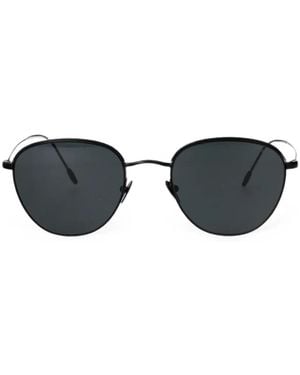 Giorgio Armani Round-Frame Sunglasses - Black