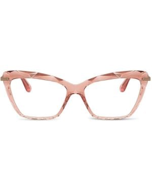 Dolce & Gabbana Cat-Eye Glasses - Brown