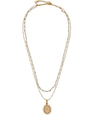 DSquared² Collar Con Detalle De Perlas - Blanco