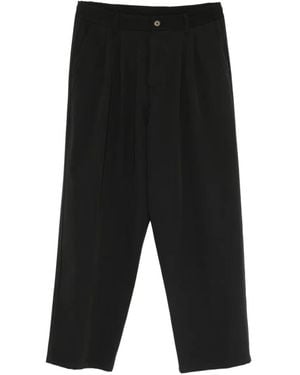 Imperial Pleated Trousers - Black