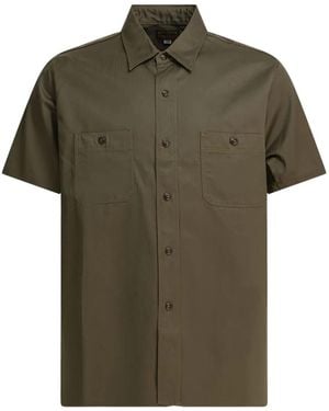 Buzz Rickson's Herringbone Cotton Shirt - Green