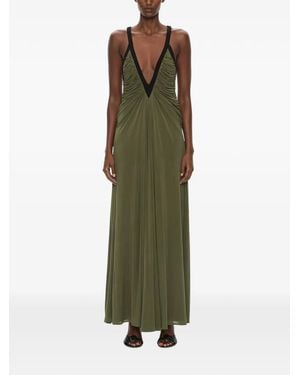 Christopher Esber Suspended Outline Maxi Dress - Green