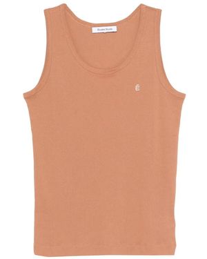 Etudes Studio Débardeur À Logo Imprimé - Natural