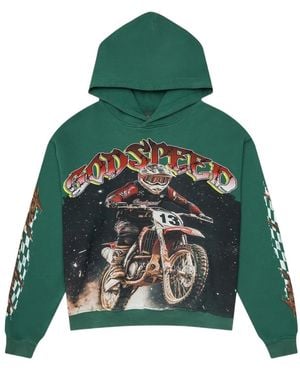 Godspeed Motocross Art-Sleeve Hoodie - Green