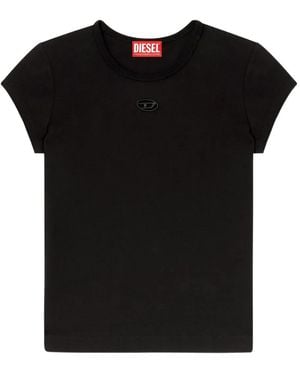 DIESEL T-angie T-shirt With Peekaboo Logo White | Lyst