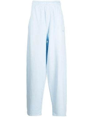 GmbH Ahmed Logo-Embroidered Track Trousers - Blue