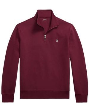 Polo Ralph Lauren Half-zip Cotton Sweatshirt - レッド