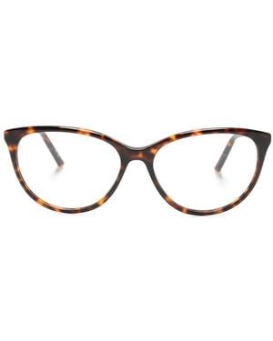 Carolina Herrera Lunettes De Vue À Monture Papillon - Brown