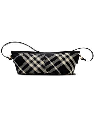 Burberry チェック ミニバッグ - ブラック