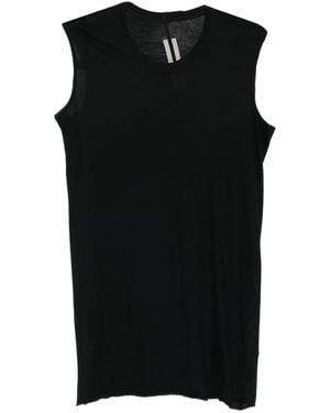 Rick Owens Top mit rundem Ausschnitt - Schwarz