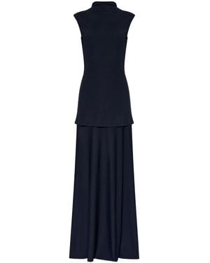 Jil Sander Long Sm Dress - Blue