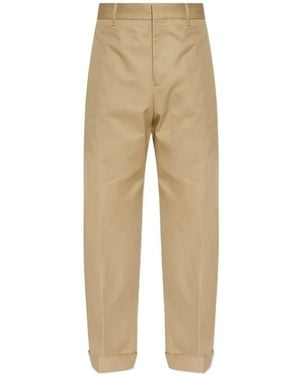 DSquared² Flat-Front Pants - Natural