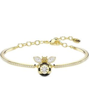 Swarovski Bracelet Idyllia À Motif Abeille Et Ornements De Cristaux - Métallisé