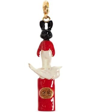 Marni Rabbit-Bird Charm - Red