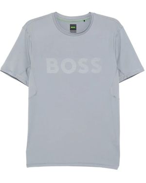 BOSS T-Shirt Con Logo - Grigio