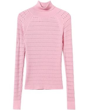 Twinset Maglione A Collo Alto - Rosa