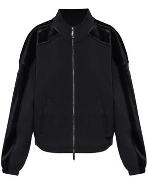 Emporio Armani Zip-Up Jacket - Black