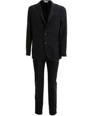 Boglioli Virgin Wool Suit - Black