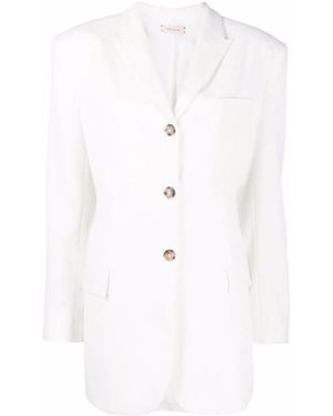 The Mannei Edynburg Blazer Jacket - White