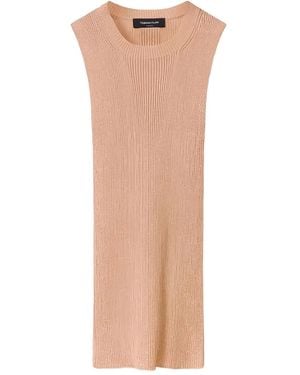 Fabiana Filippi Ribbed Top - Natural