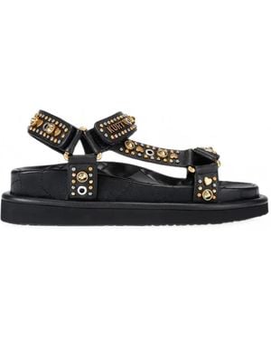 Kurt Geiger Leather Sandals Orson - Black