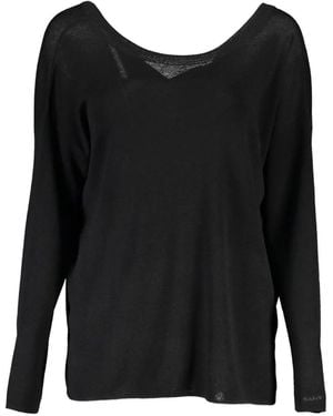 GANT Boat-Neck Jumper - Black